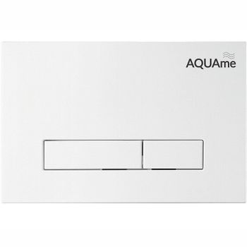 Клавиша смыва AQUAme AQM4103W Белая — фото 1, Кнопки смыва