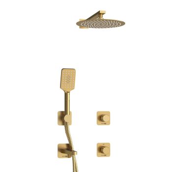 A8251.307.308.180.259.285.194.201 Встраиваемый комплект для ванны с верхней душевой насадкой, лейкой — фото 6, Встраиваемые душевые комплекты