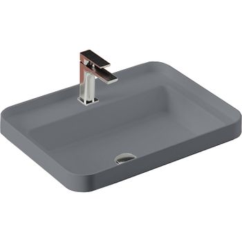 Раковина Artceram Fuori 60 TFL034 37 00 Denim — фото 1, Раковины встраиваемые сверху