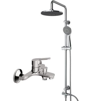 Душевая система Dorff Norma D0711010 Хром — фото 1, Душевые стойки