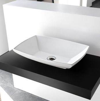 Раковина Artceram Jazz 60 JZL002 01 00 Белая — фото 4, Раковины накладные