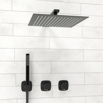 A9151.264.219.162.327.242.217  Встраиваемый комплект для душа с верхней душевой насадкой и лейкой — фото 1, Встраиваемые душевые комплекты