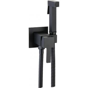 Гигиенический душ со смесителем CeramaLux KBS/001 Черный матовый — фото 1, Гигиенические души
