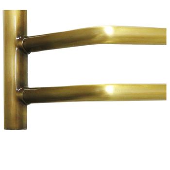 Водяной полотенцесушитель Domoterm Лаура П6 500*600 АБР Античная бронза — фото 2, Водяные полотенцесушители