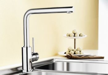 Смеситель для кухни Blanco Mila Хром — фото 2, Смесители для кухни