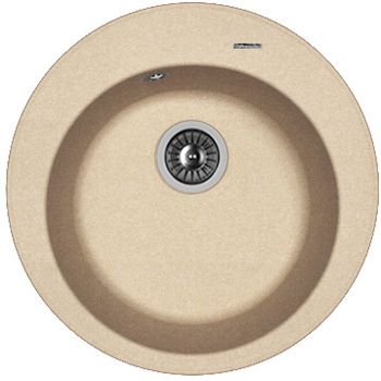 Товар: Florentina Мойка "Никосия", песочный FG - фото 1 Florentina Мойка "Никосия", песочный FG — фото 1, Кухонные мойки