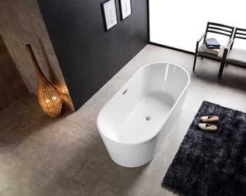 Акриловая ванна Azario Bristol 170х80 BRI17080 без гидромассажа — фото 7, Акриловые ванны