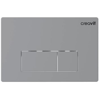 Клавиша смыва Creavit Arc GP8002.00 Серая матовая — фото 1, Кнопки смыва