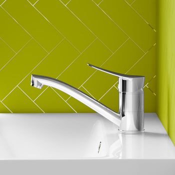 Смеситель для раковины Dorff Norma D1000000 Хром — фото 4, Смесители для раковины