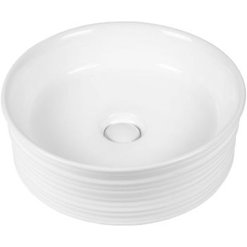 Раковина-чаша Bond Circle 41 S60-410 Белый глянец — фото 1, Раковины накладные