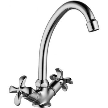 Смеситель для кухни Lemark Flora LM0104C Хром — фото 1, Смесители для кухни