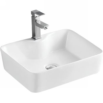 Раковина Azario 48 AZ-2010 Белая — фото 1, Раковины накладные