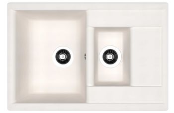 Dr.Gans Мойка "Астра" 760 К, белый СМс — фото 1, Кухонные мойки