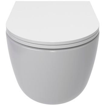 Унитаз AQUAme AQM2013PRO подвесной Белый глянец с сиденьем Микролифт — фото 9, Подвесные унитазы