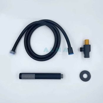 Душевая система ALMAes Sakari TVZ-0890 Черная матовая — фото 6, Встраиваемые душевые комплекты