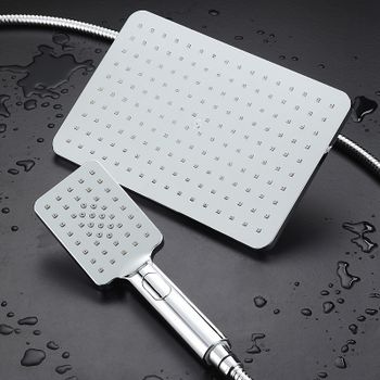 Душевая система Bond Cube B03-9400 с термостатом Хром — фото 6, Душевые стойки