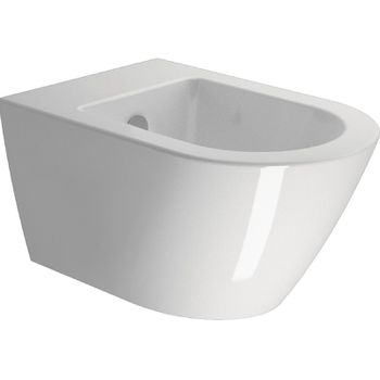 Биде GSI Kube X 9465111 подвесное Белое — фото 1, Биде подвесные