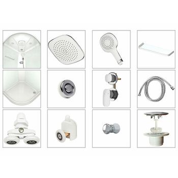 Душевая кабина Melodia della vita Classica 80x80 MB01018 без гидромассажа — фото 3, Душевые кабины