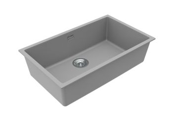 Мойка для кухни ALVEUS OMNI 40 GRANITAL CONCRETE-G81 750x450x198 с сифоном 1145083 — фото 5, Кухонные мойки