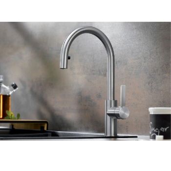 Смеситель для кухни Blanco Candor-S Матовый хром — фото 2, Смесители для кухни