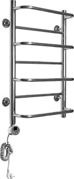 Электрический полотенцесушитель Domoterm Орфей П7 500*700 EL Хром — фото 2, Электрические полотенцесушители