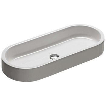 Раковина-чаша Hatria Area 80 Y0UF01 Белая — фото 1, Раковины накладные