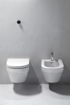 Унитаз GSI Pura 881611 подвесной без сиденья — фото 3, Подвесные унитазы