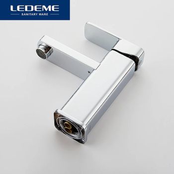 Смеситель для раковины Ledeme H33 1033L Хром — фото 10, Смесители для раковины