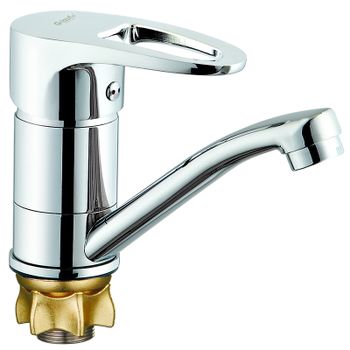 Смеситель для раковины G-Lauf 4G4-B180 Хром — фото 1, Смесители для раковины