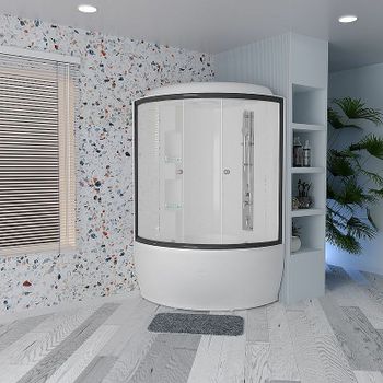 Душевой бокс Radomir Лаура 128x128 1-04-6-0-0-0820 без гидромассажа — фото 3, Душевые боксы