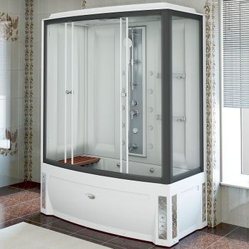 Душевой бокс Radomir Элис К2 168x85 L 1-04-6-1-5-0960 с баней с гидромассажем — фото 1, Душевые боксы