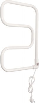 Электрический полотенцесушитель Domoterm E-образный DMT 104-25 40*60 EK R Белый — фото 4, Электрические полотенцесушители