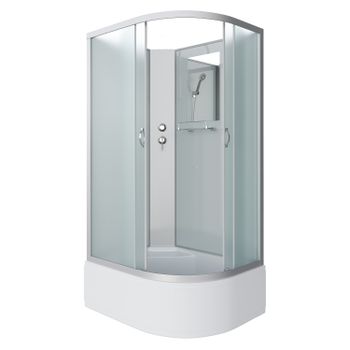 Душевая кабина Niagara Classic NG-2310-14LBK (120х80х200) высокий поддон(40см),стекло матовое,4 мест — фото 1, Душевые кабины