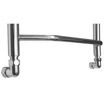 Водяной полотенцесушитель Domoterm Лаура П6 500*800 Хром — фото 3, Водяные полотенцесушители