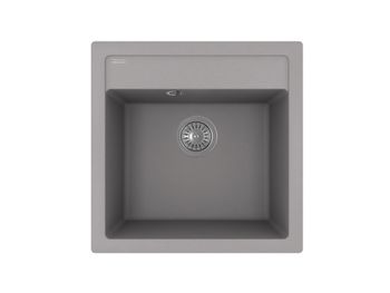 Florentina Мойка "Липси" 510, серый шелк FG — фото 1, Кухонные мойки