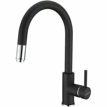 Смеситель для кухни Alveus Delos-P G91 Carbon 1129022 Угольный — фото 1, Смесители для кухни