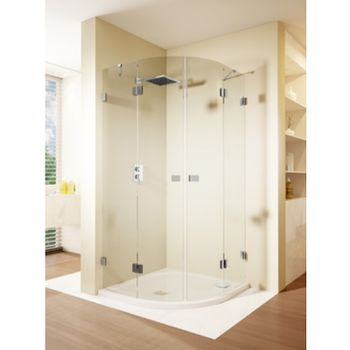 Душевой уголок Riho SZ Scandic NXT X309 87х87 G001107120 (GX04403C0) профиль Хром стекло прозрачное — фото 2, Душевые уголки четверть круга