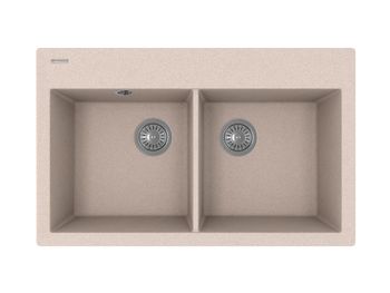 Товар: Florentina Мойка "Тоскана" 820, песочный - фото 1 Florentina Мойка "Тоскана" 820, песочный — фото 1, Кухонные мойки