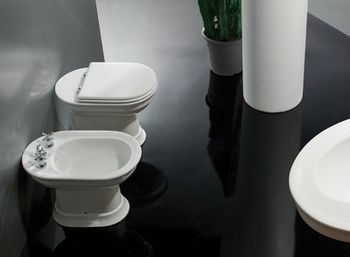 Биде Hatria Dolcevita Y0ET01 Белое — фото 2, Биде напольные