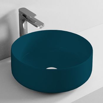 Раковина-чаша Artceram Cognac 42 COL001 42 00 Petrolio — фото 3, Раковины накладные