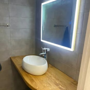 Смеситель для раковины Haiba HB11803 Нержавеющая сталь — фото 3, Смесители для раковины