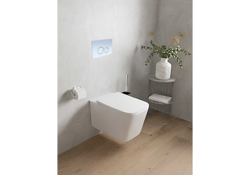 Панель смыва Aquatek Белая ободок хром (клавиши круглые) KDI-0000015 — фото 4, Кнопки смыва