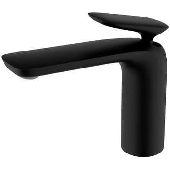 Смеситель для раковины AQUAme Como AQM6510MB Черный матовый — фото 1, Смесители для раковины