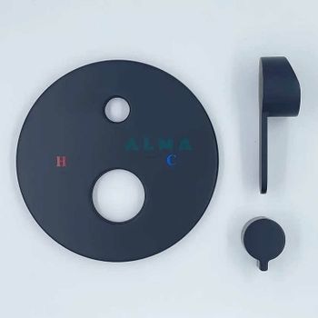 Душевая система ALMAes Sakari TVZ-0890 Черная матовая — фото 9, Встраиваемые душевые комплекты