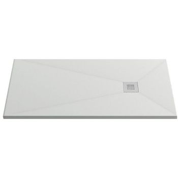 Душевой поддон из искусственного камня Good Door Essentia 110х80 ЛП00196 Белый — фото 1, Душевые поддоны из искусственного камня