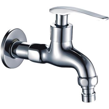 Кран для одного типа воды Haiba HB522 Хром — фото 1, Краны