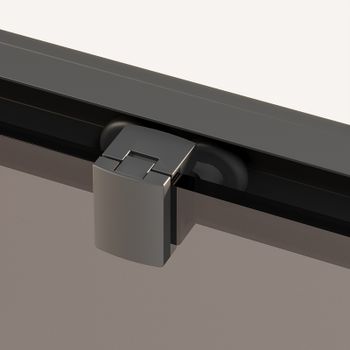 Душевой уголок Ambassador Forsa 160х90 17021222AB-90AB профиль Черный стекло прозрачное — фото 5, Прямоугольные душевые уголки