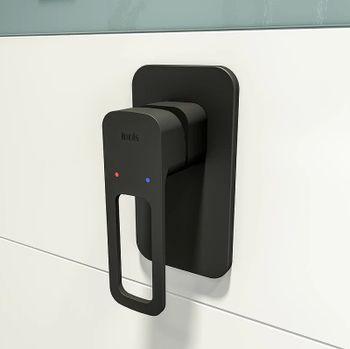 Смеситель для душа Iddis Slide SLIBL00i66 Черный матовый — фото 4, Смеситель для душа