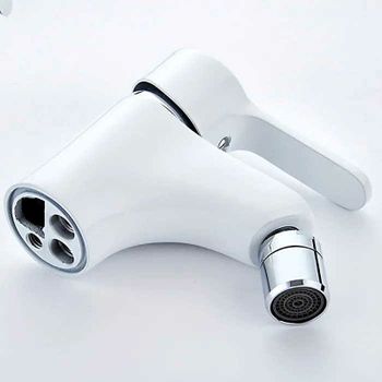 Смеситель для биде Ledeme H03W 5003-WL Белый Хром — фото 7, Смесители для биде