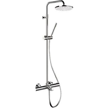 Душевая система Remer Elegance EQ34A7MDMD20 с термостатом Хром — фото 1, Душевые стойки